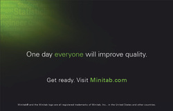 Minitab 16 pre-launch tradeshow flyer