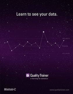Quality Trainer 'Night Sky' print ad